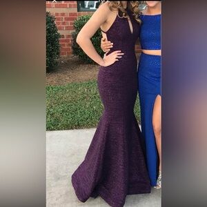 Jovani Sparkling Purple Prom Dress